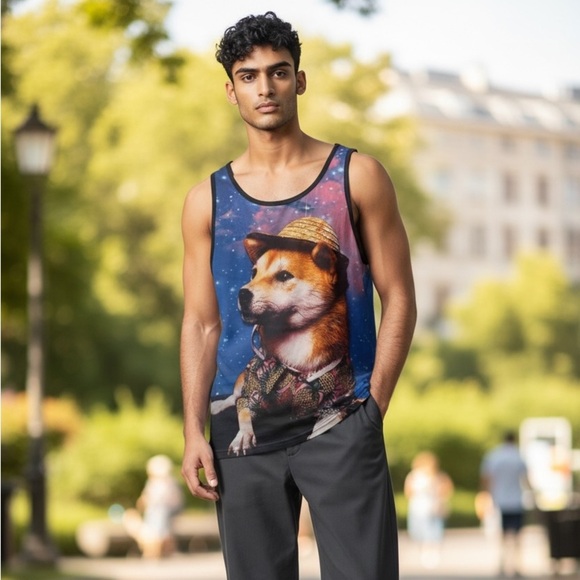 Other - Shiba Inu dog Men’s Print Tank Top size large